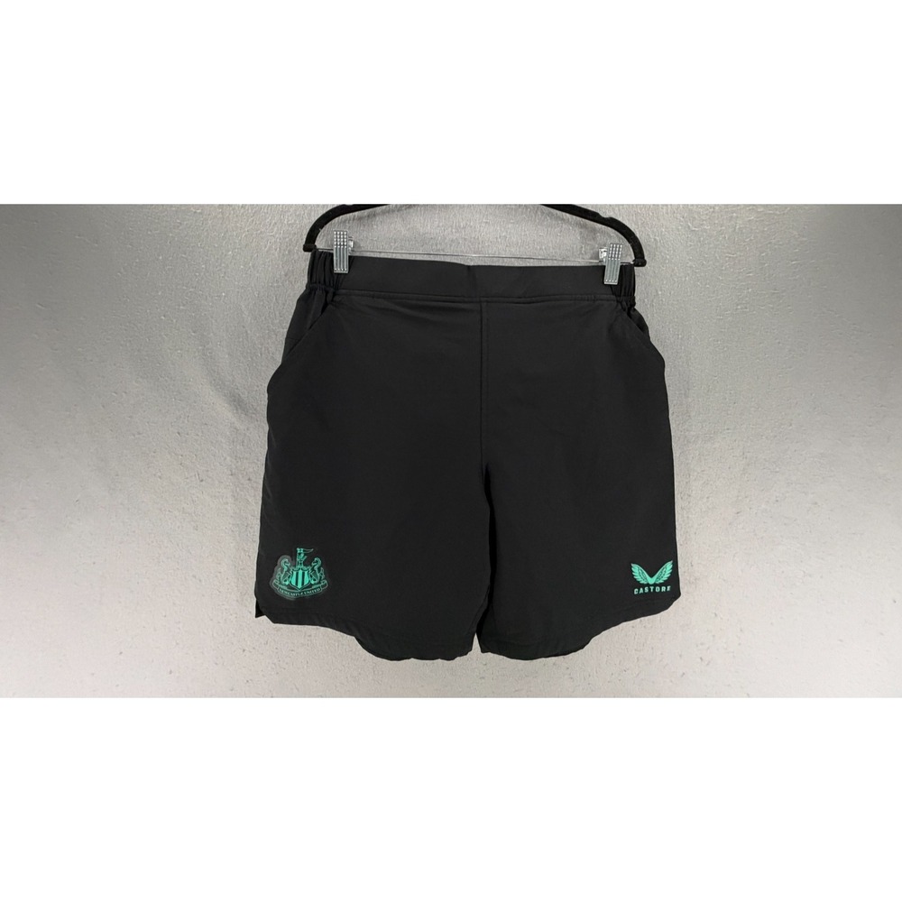 Newcastle United Castore Mens L‎ Coaches Travel Shorts NUFC Football Ponderosa